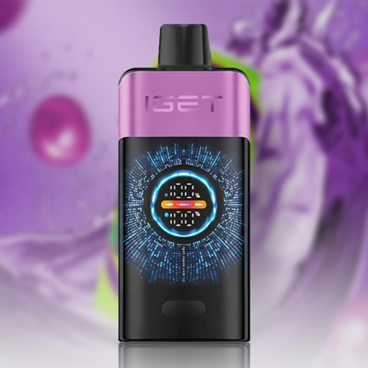 IGET One 12000 Puffs E-Cigarette, Chupa Chups Grape