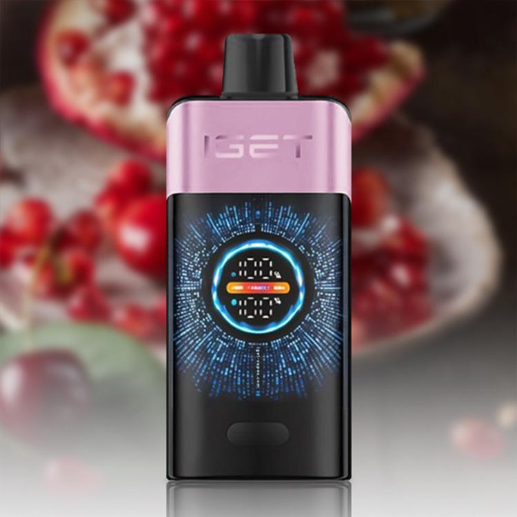 IGET One 12000 Puffs E-Cigarette, Cherry Pomegranate