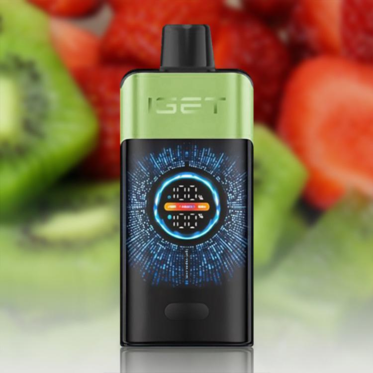 IGET One 12000 Puffs E-Cigarette, Strawberry Kiwi Ice