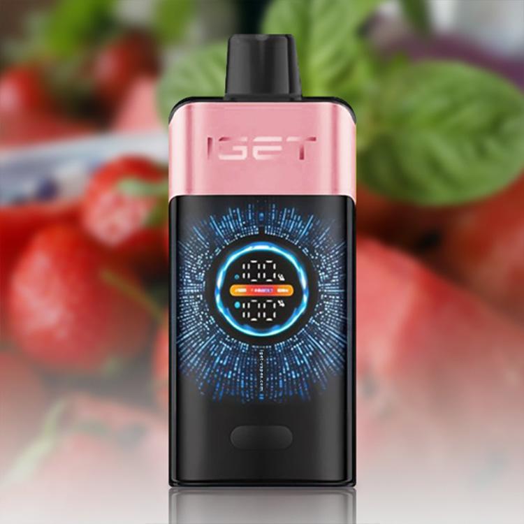 IGET One 12000 Puffs E-Cigarette, Strawberry Watermelon Ice