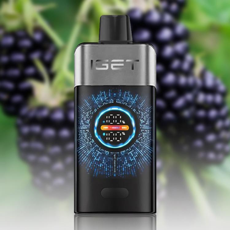 IGET One 12000 Puffs E-Cigarette, Blackberry Ice
