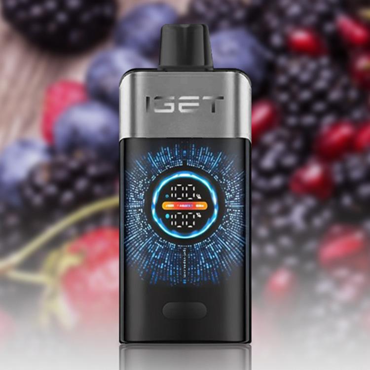 IGET One 12000 Puffs E-Cigarette, Blackberry Cherry Pomegranate