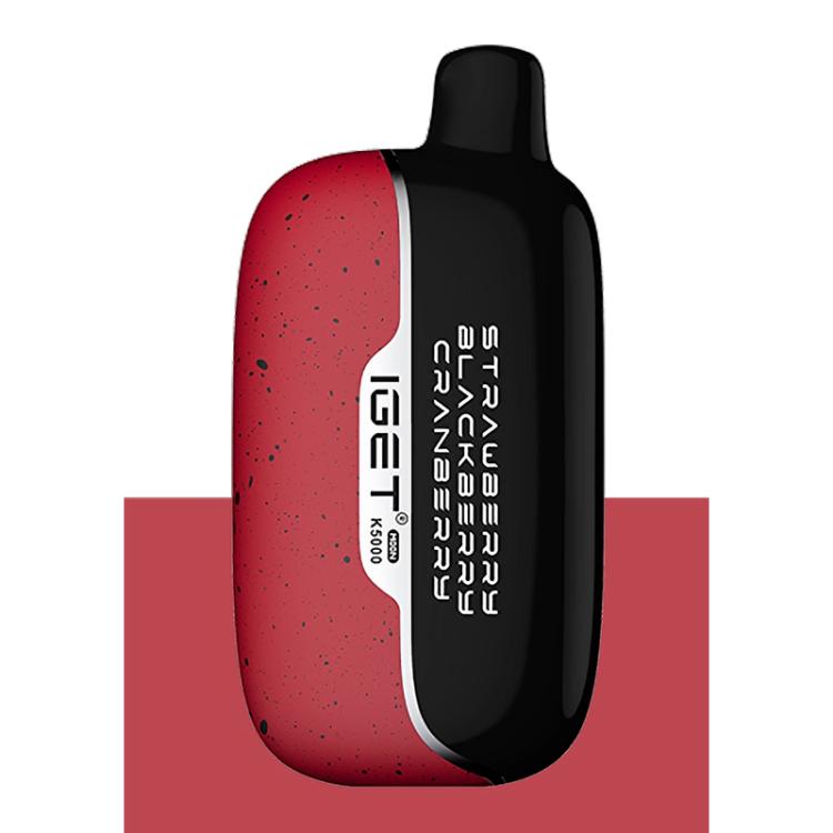 IGET Moon K5000 E-Cigarette, Strawberry Raspberry Cranberry