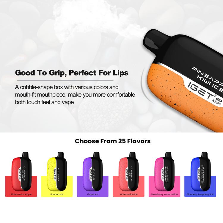 IGET Moon K5000 E-Cigarette, Passion Fruit Lychee