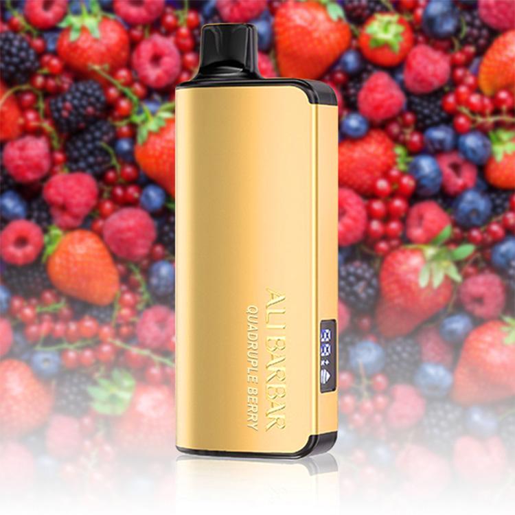 ALIBARBAR INGOT 9000 Puffs E-Cigarette, Quadruple Berry