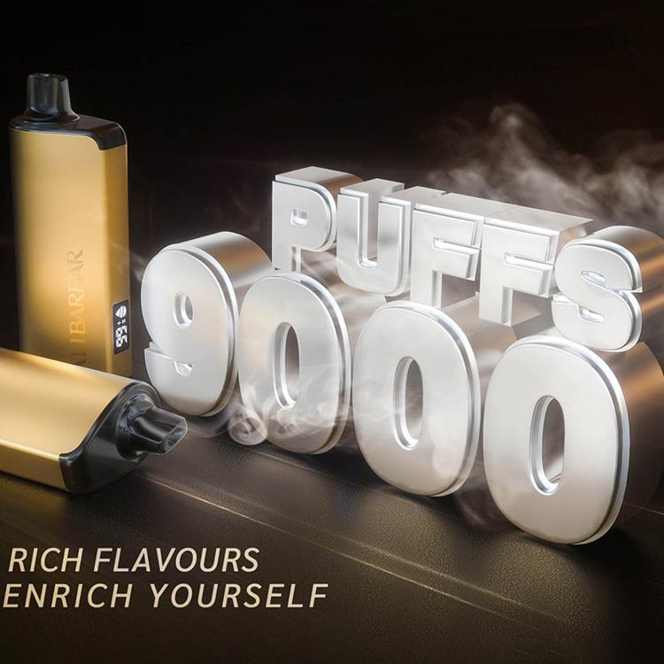 ALIBARBAR INGOT 9000 Puffs E-Cigarette, Quadruple Berry