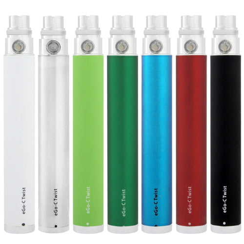 1100mAh Ego-C Twist Electronic Cigarette Battery Manually Tobacco Stems