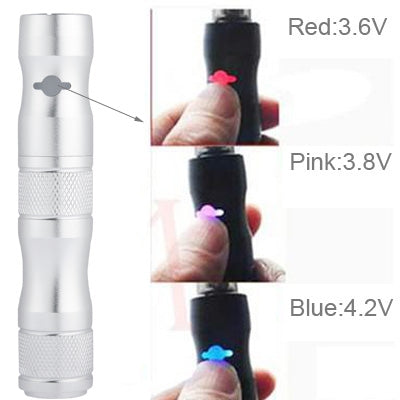 X6 1300mAh Telescope Style Electronic Cigarette Battery Manually Tobacco Stems