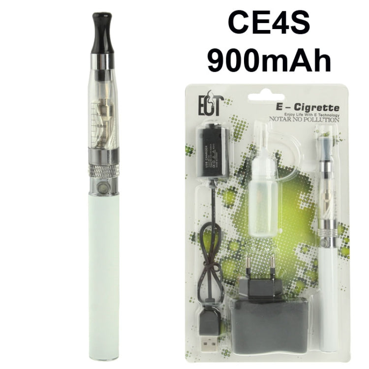 CE4S 900mAh Single Rod Quit Smoking USB Rechargeable Electronic Cigarettes with 1.6mL Detachable Atomizer, S-EC-0120, S-EC-0120B, S-EC-0120S, S-EC-0120W