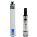 650mAh Quit Smoking USB Rechargeable Electronic Cigarettes with LCD Power Display & 1.6mL Detachable Transparent Atomizer