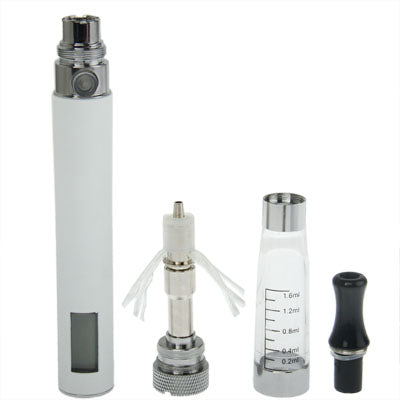 650mAh Quit Smoking USB Rechargeable Electronic Cigarettes with LCD Power Display & 1.6mL Detachable Transparent Atomizer