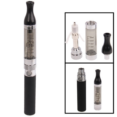 650mAh T2S Quit Smoking USB Rechargeable Electronic Cigarettes with 2.4mL Detachable Transparent Atomizer, S-EC-1056A, S-EC-1056B, S-EC-1056C
