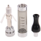 650mAh T2S Quit Smoking USB Rechargeable Electronic Cigarettes with 2.4mL Detachable Transparent Atomizer, S-EC-1056A, S-EC-1056B, S-EC-1056C