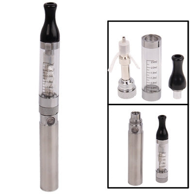 650mAh T2S Quit Smoking USB Rechargeable Electronic Cigarettes with 2.4mL Detachable Transparent Atomizer, S-EC-1056A, S-EC-1056B, S-EC-1056C