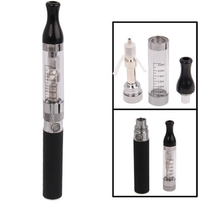 650mAh T2S Quit Smoking USB Rechargeable Electronic Cigarettes with 2.4mL Detachable Transparent Atomizer, S-EC-1056A, S-EC-1056B, S-EC-1056C