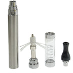 2 PCS 1100mAh T2S Quit Smoking USB Rechargeable Electronic Cigarettes with 2.4mL Transparent Detachable Atomizer