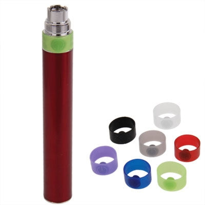1100mAh Electronic Cigarette Battery Manually Tobacco Stems with Seven-color Power Button Circle