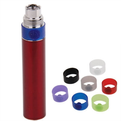 650mAh Electronic Cigarette Battery Manually Tobacco Stems with Seven-color Power Button Circle