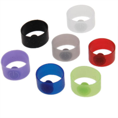 900mAh Electronic Cigarette Battery Manually Tobacco Stems with Seven-color Power Button Circle