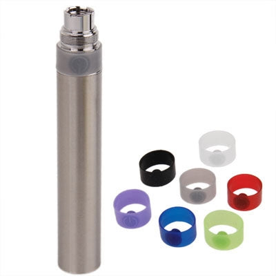 900mAh Electronic Cigarette Battery Manually Tobacco Stems with Seven-color Power Button Circle