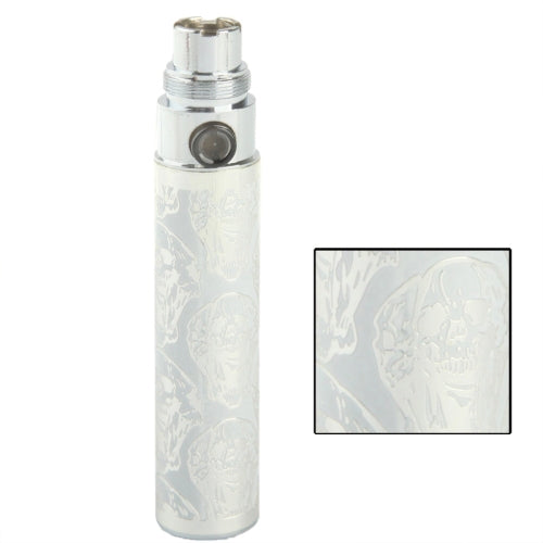 650mAh Stainless Steel Electronic Cigarette Battery Manually Tobacco Stems