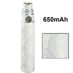 650mAh Stainless Steel Electronic Cigarette Battery Manually Tobacco Stems