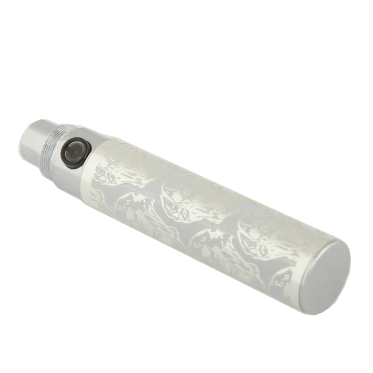 650mAh Stainless Steel Electronic Cigarette Battery Manually Tobacco Stems