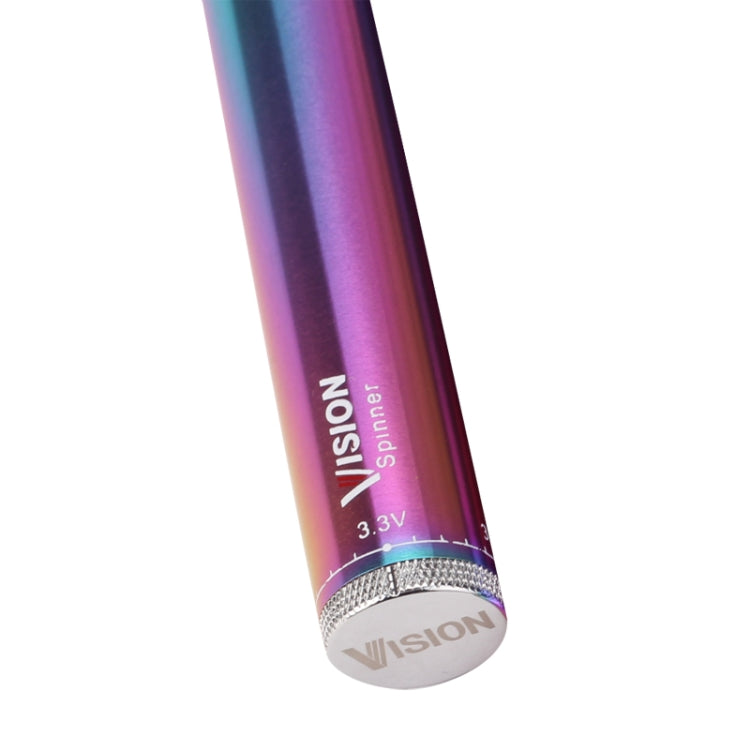 Vision Spinner Rainbow 650mAh Variable Voltage Electronic Cigarette Battery